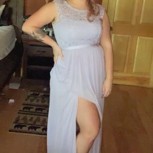 David’s David’s Bridal  Iris color bridesmaids dress, Size 14